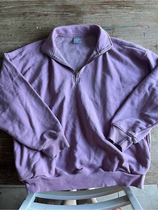 TNA Sweaters - TNA Lavender Half-Zip Sweater